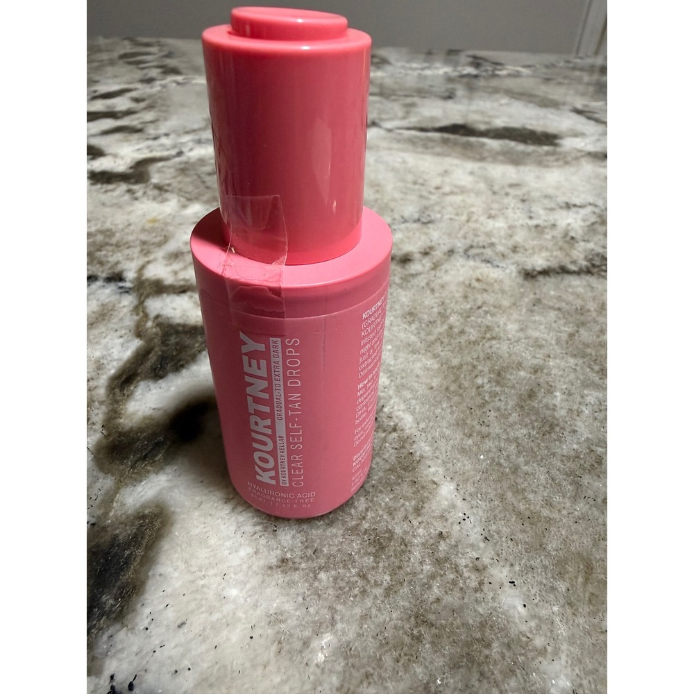 Kourtney by Kourtney Kellar Clear Self-Tan Drops Hyaluronic Acid 1.52oz New